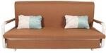 MCW Schlafsofa M83 Stoff/Textil Braun 190x185cm