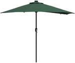 vidaXL Gartenparasol Gr&uuml;n 294 x 150 x 223 cm Stoff 42003260