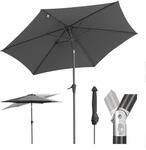Sekey Sonnenschirm UV Schutz 50 Gartenschirm 270cm Kurbelschirm Neigbar...