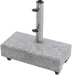 Doppler Balkon Granitsockel 25 mit 4 Rollen