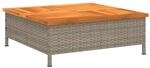 vidaXL Verkleidung f&uuml;r Sonnenschirmst&auml;nder Grau 70x70x25 cm Akazie 365953
