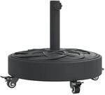 vidaXL Sonnenschirmst&auml;nder mit Rollen f&uuml;r &Oslash;38/48 mm Mast 27 kg Rund 4007979