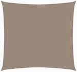 vidaXL Sonnensegel Oxford-Gewebe Quadratisch 6x6 m Taupe 135417