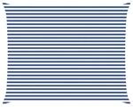 vidaXL Sonnensegel Blau und Wei&szlig; 5 x 4 m 100 % Polyester Oxford 42031103