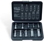 CCLIFE 10tlg Vielzahn Satz Vielzahn Nuss M4 - M18 Bit Set Xzn Innenvielzahn S2