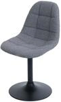 MCW Esszimmerstuhl A60 Stoff/Textil Boucle 450g/m&sup2; Dunkelgrau