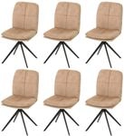 MCW Esszimmerstuhl M68 6er-Set Beige