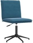 vidaXL Esszimmerstuhl Blau Samt 4101277