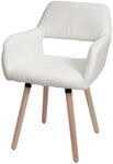 MCW Esszimmerstuhl A50 II Creme Stoff/Textil Boucle 450g/m&sup2;