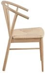 ebuy24 Cassandra Esszimmerstuhl Mit Armlehnen Holz Wei&szlig;