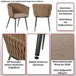 MCW Esszimmerstuhl N38 2er-Set Creme Kissen Hellbraun