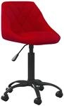 vidaXL Esszimmerstuhl Weinrot Samt 335366