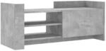 vidaXL TV-Schrank Betongrau 100x35x40 cm Holzwerkstoff Modell 6