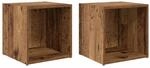 vidaXL TV-Schrankset 2-Tlg Altholz 37 x 35 x 37,5 cm Holzwerkstoff 875087