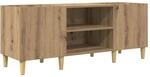 vidaXL Schallplattenschrank Artisan-Eiche 121 x 38 x 48 cm 881472