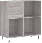 vidaXL Plattenschrank Grau Sonoma 84,5x38x89 cm Holzwerkstoff 831778