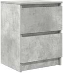 vidaXL TV-Schrank Betongrau 40x35x54 cm Holzwerkstoff 861772