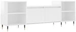 vidaXL TV-Schrank Hochglanz-Wei&szlig; 160x35x55 cm Holzwerkstoff 831334