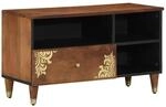 vidaXL TV-Schr&auml;nk Honigbraun 80 x 33 x 46 cm Massivholz Mango 4018753