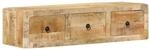 vidaXL TV-Wandschrank 100x32x25 cm Raues Massivholz Mango 4104527