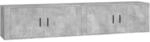vidaXL TV-Wandschr&auml;nke 2 Stk Betongrau 100x34,5x40 cm 3188370