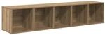 vidaXL TV-Schrank Set 2-Tlg Artisan-Eiche 37 x 37 x 142,5 cm 3393173