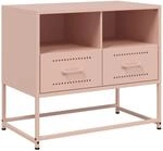 vidaXL TV-Schrank Rosa 68x39x60,5 cm Stahl Modell 1