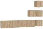 vidaXL TV-Wandschrank Sonoma-Eiche Holzwerkstoff 3114576