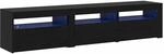 vidaXL TV-Schr&auml;nke 2 Stk Schwarz Eichen-Optik 180 x 35 x 40 cm 3332505