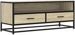 vidaXL TV-Schrank Sonoma-Eiche 100x34,5x40 cm Holzwerkstoff und Metall 848815