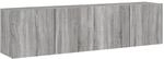 vidaXL TV-Wandschr&auml;nke 2 Stk Grau Sonoma 80x30x41 cm 836963