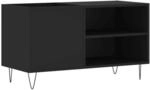 vidaXL Plattenschrank Schwarz 85x38x48 cm Holzwerkstoff 831701