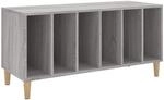 vidaXL Plattenschrank Grau Sonoma-Eiche 100x38x48 cm Holzwerkstoff 831979
