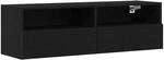vidaXL Wand-TV-Schrank Schwarz Eichen-Optik 100x30x30cm Holzwerkstoff 862192