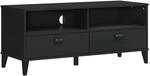 vidaXL Schuhschrank VIKEN Schwarz Holzwerkstoff 374930