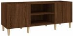 vidaXL Plattenschrank Braun Eichen-Optik 121x38x48 cm Holzwerkstoff 831932