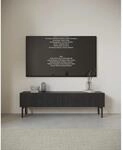 TV-Lowboard Nolie 175 cm Portland Esche Schwarz