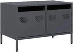 vidaXL TV-Schrank Anthrazit 68x39x43,5 cm Kaltgewalzter Stahl 851234