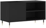 vidaXL Plattenschrank Schwarz 85x38x48 cm Holzwerkstoff 831693