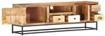 vidaXL TV-Schrank 120x30x40 cm Altholz Massiv Modell 9
