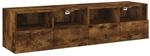 vidaXL TV-Wandschr&auml;nke 2 Stk R&auml;uchereiche 60x30x30 cm Holzwerkstoff 836863