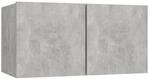 vidaXL 4-tlg. TV-Schrank-Set Betongrau Holzwerkstoff Modell 5