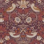 William Morris at Home Vliestapete Strawberry Thief 10 m x 52 cm Lila FSC&reg;