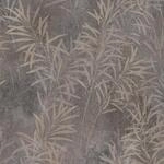 Bricoflor Bl&auml;tter Tapete mit Metallic Effekt anthrazit Vliestapete mit