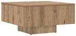 vidaXL Couchtisch Artisan-Eiche 60x60x31,5 cm Holzwerkstoff 856551