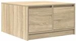 vidaXL Couchtisch mit Schubladen Sonoma-Eiche 70,5x70x40 cm 3328410