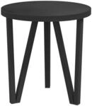 vidaXL Beistelltisch Schwarz &Oslash;35 cm MDF 331667