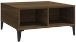 vidaXL Couchtisch Braun Eichen-Optik 60x60x30 cm Holzwerkstoff 813169