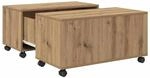 vidaXL Couchtisch Artisan-Eiche 75 x 75 x 38 cm Holzwerkstoff 875481