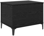 vidaXL Couchtisch Schwarz Eichen-Optik 60 x 44,5 x 45 cm Holzwerkstoff 881173